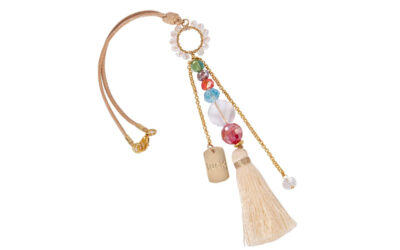 Rear View Mirror Tassel – White Tassel